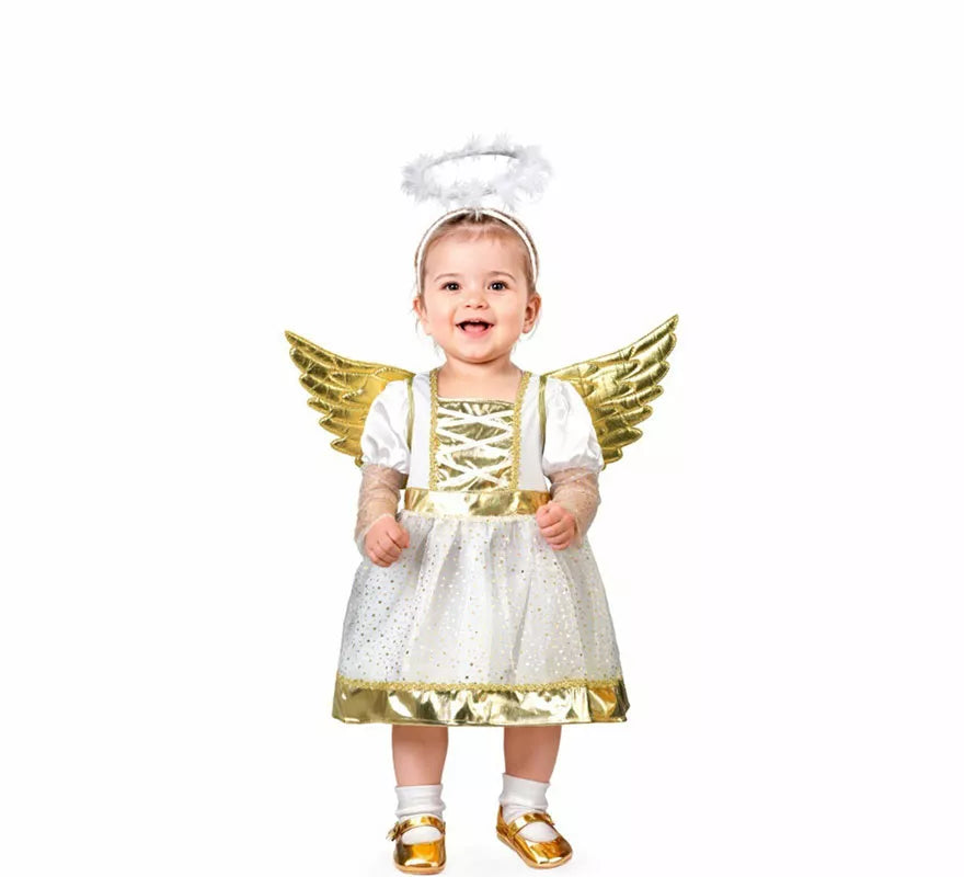 Translation missing: pt-PT.Disfraz de Ángel con Diadema y Alas para bebé