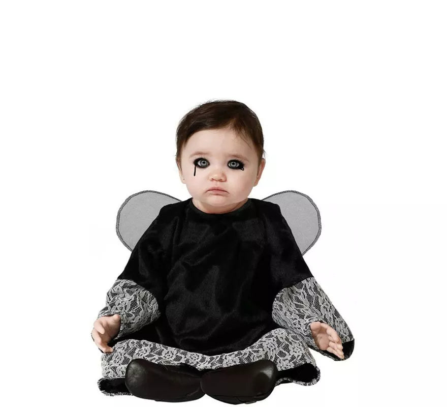 Translation missing: pt-PT.Disfraz de Ángel Negro para bebés y niños