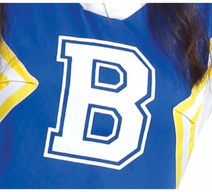 Disfraz de Animadora del Equipo Azul para adolescente