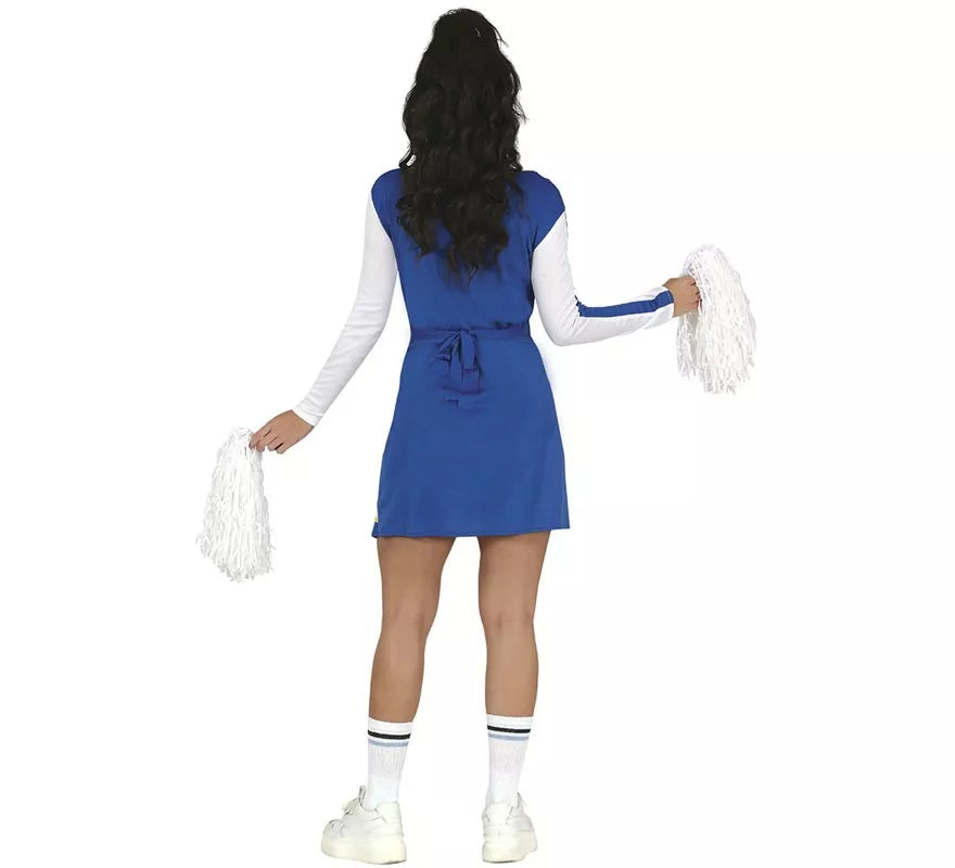 Translation missing: pt-PT.Disfraz de Animadora del Equipo Azul para mujer