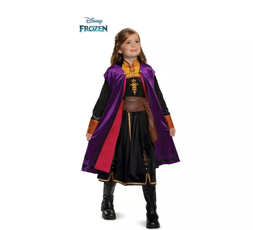 Translation missing: pt-PT.Disfraz de Anna de Viaje Deluxe de Frozen 2 para niña