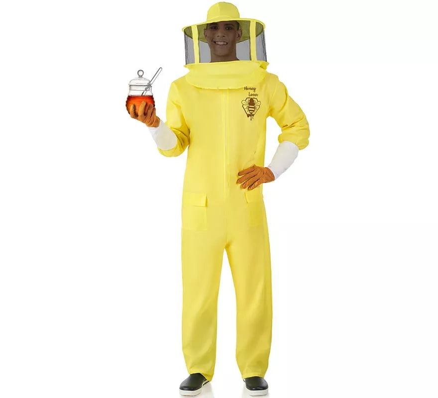 Translation missing: pt-PT.Disfraz de Apicultor Profesional amarillo para hombre