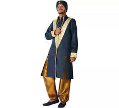Fato Árabe Azul e Dourado para Homens