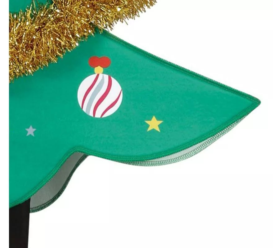 Translation missing: pt-PT.Disfraz de Árbol de Navidad decorado con estrella para niños