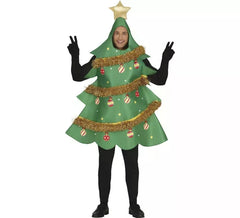 Fato de árvore de Natal unissexo para adulto