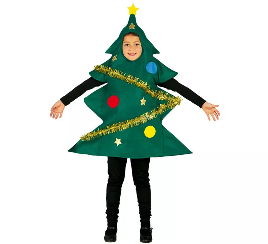 Disfraz de Árbol de Navidad para niño y niña