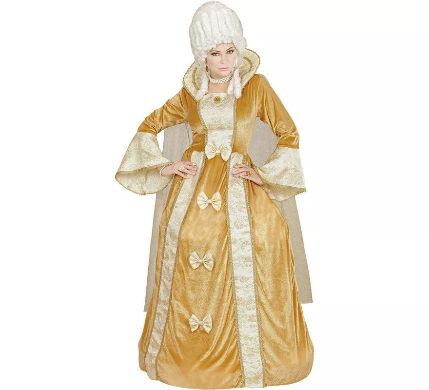 Translation missing: pt-PT.Disfraz de Aristócrata Veneciana Dorada para mujer