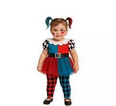 Fato de Arlequina Perigosa para bebé