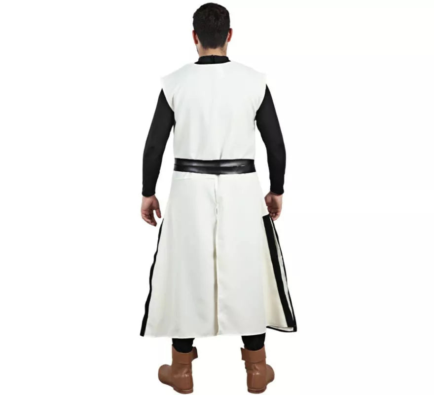 Translation missing: pt-PT.Disfraz de Armero Medieval blanco para hombre