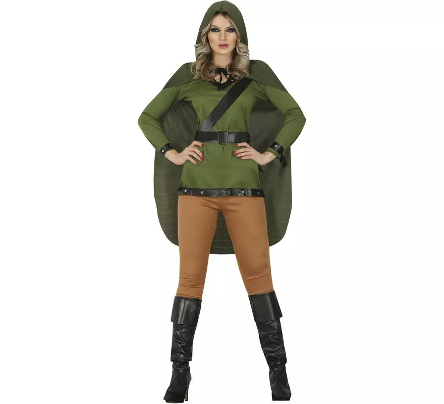 Disfraz de Arquera Verde para mujer