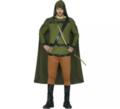Fato de arqueiro verde para homens