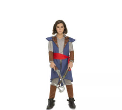 Fato de assassino azul para menina