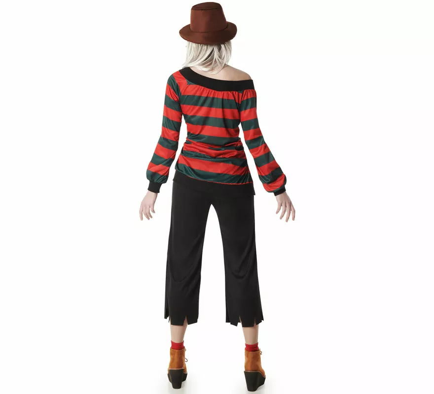 Translation missing: pt-PT.Disfraz de Asesina de Pesadilla con Sombrero para mujer
