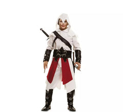 Fato de assassino branco para menino