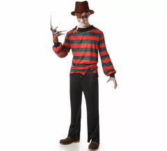 Fato Nightmare Killer com chapéu para homem