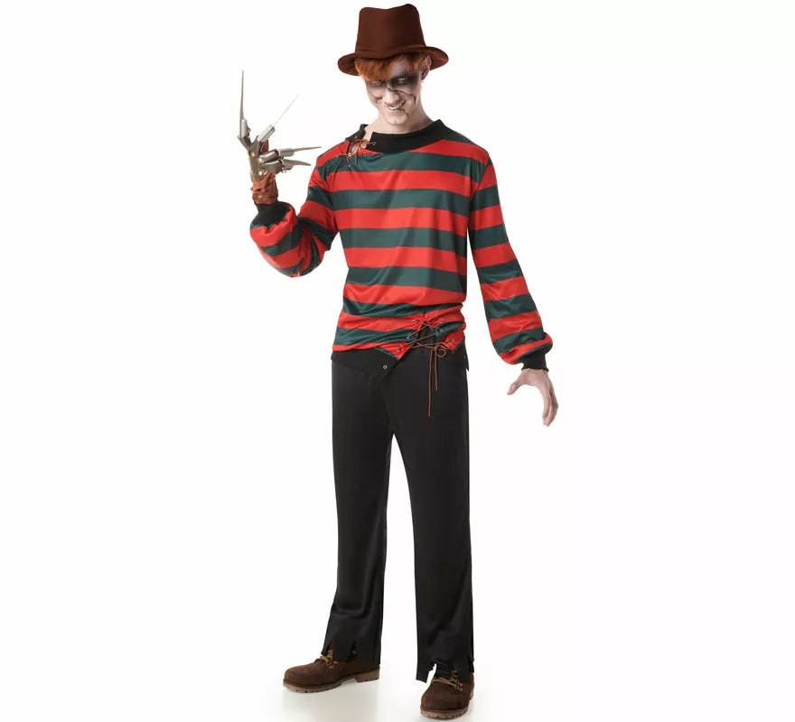 Translation missing: pt-PT.Disfraz de Asesino de Pesadilla con Sombrero para hombre