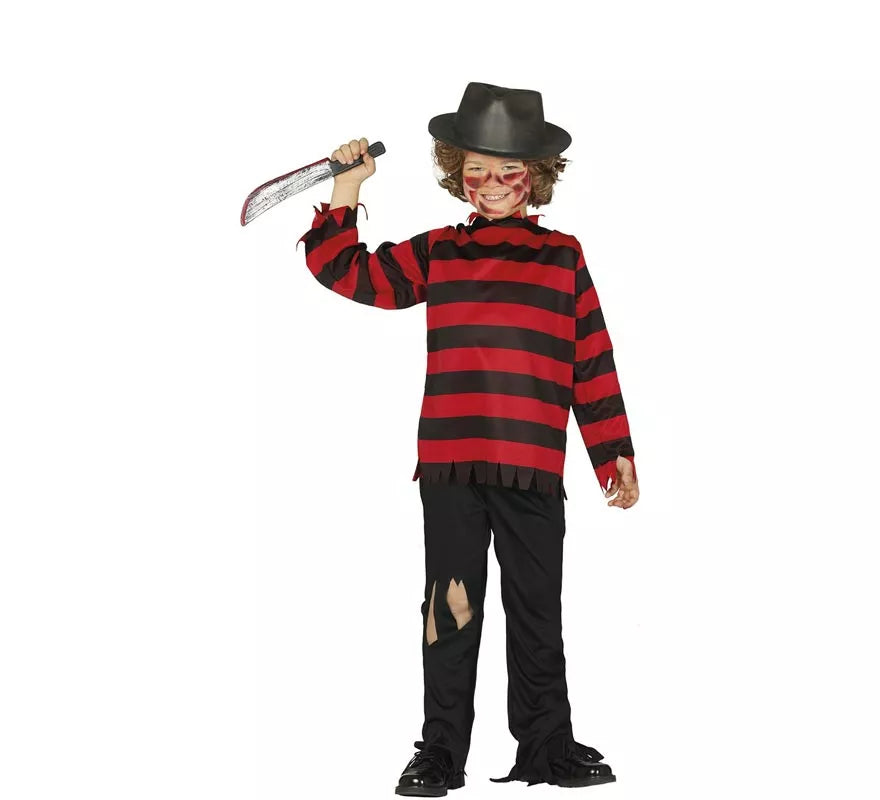 Translation missing: pt-PT.Disfraz de Asesino de Pesadilla para niño