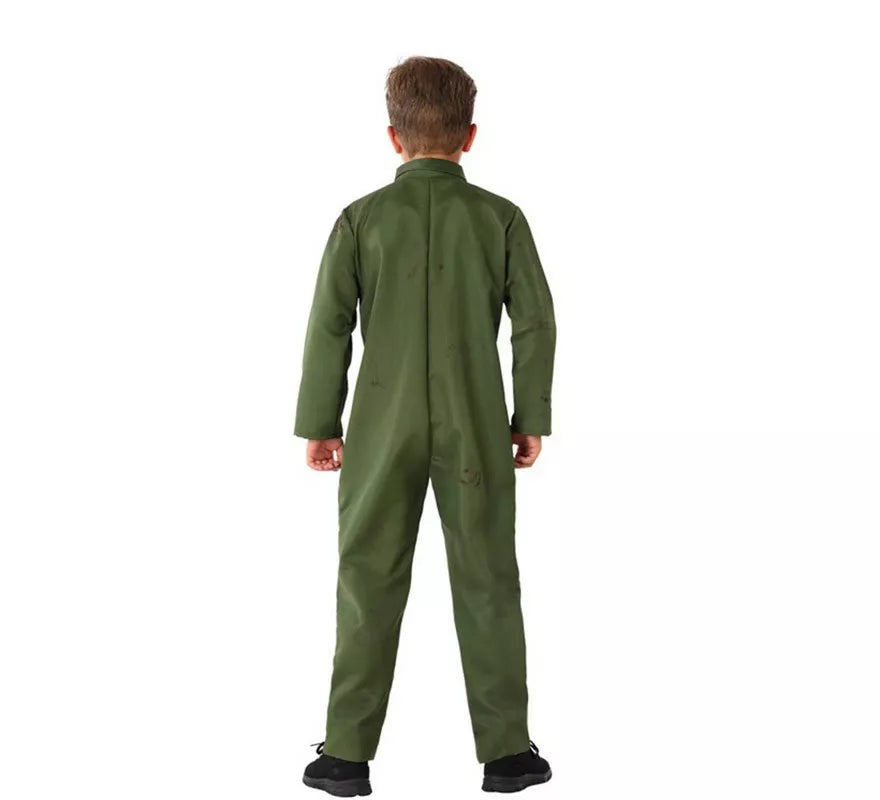 Translation missing: pt-PT.Disfraz de Asesino Verde para niño