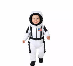 Fato de astronauta com capacete para bebé
