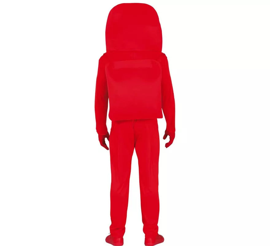 Translation missing: pt-PT.Disfraz de Astronauta Impostor Rojo para adolescentes