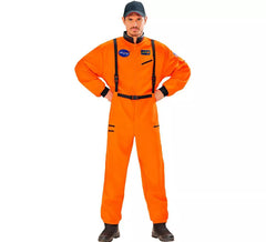 Distintivo de astronauta laranja masculino