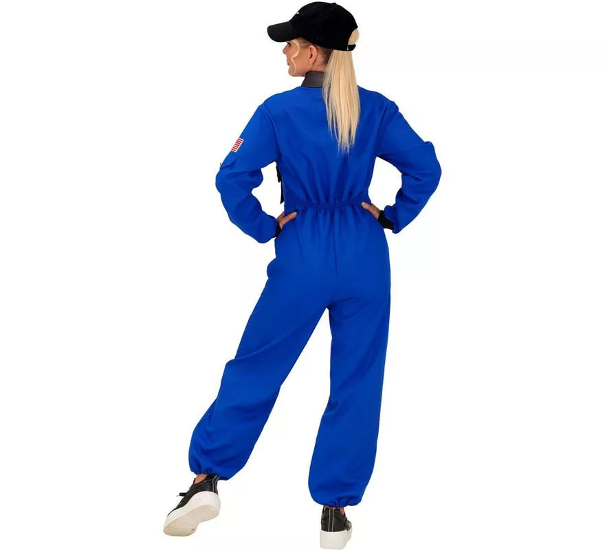 Translation missing: pt-PT.Disfraz de Astronauta Space azul para mujer