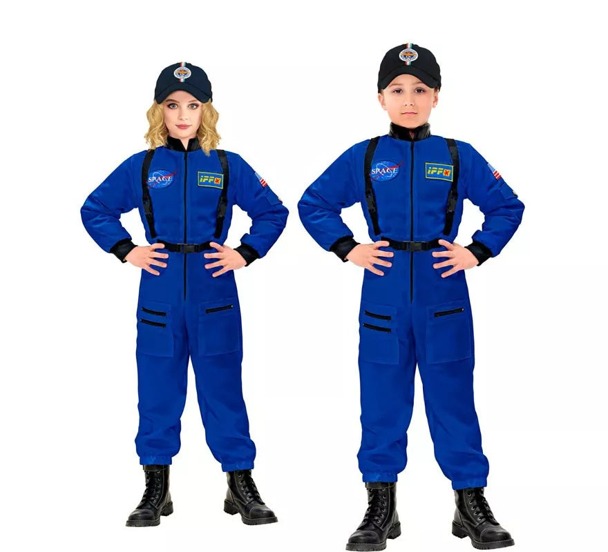 Translation missing: pt-PT.Disfraz de Astronauta Space azul para niños y adolescentes