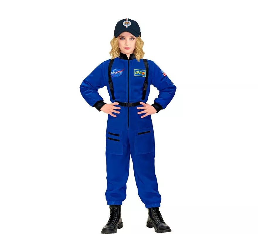 Translation missing: pt-PT.Disfraz de Astronauta Space azul para niños y adolescentes