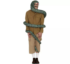 Fato de Ataque de Cobra Masculina