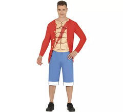Fato de aventureiro do mar para homem