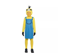 Fato de ajudante de vilão para menina