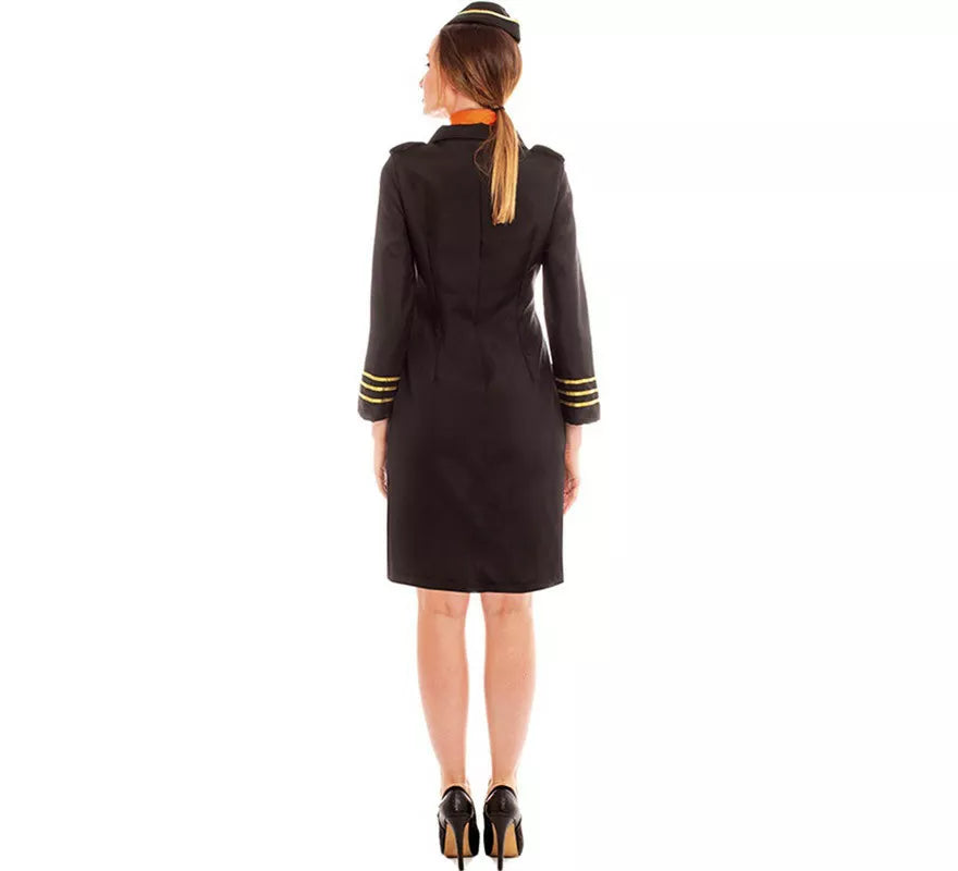 Translation missing: pt-PT.Disfraz de Azafata de Vuelo Elegante con Gorro para mujer