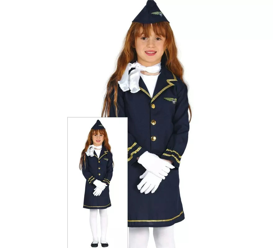 Translation missing: pt-PT.Disfraz de Azafata de Vuelo para niña