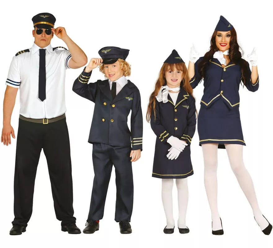 Translation missing: pt-PT.Disfraz de Azafata de Vuelo para niña