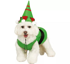Fato de duende bebé para cães