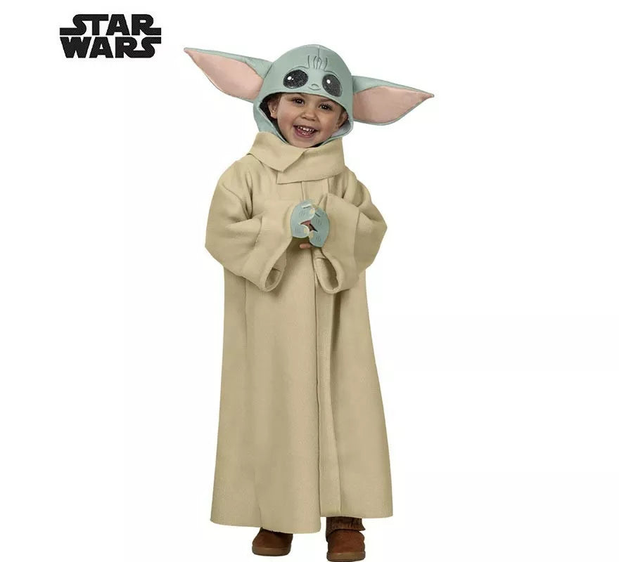 Translation missing: pt-PT.Disfraz de Baby Yoda clásico Star Wars para niños