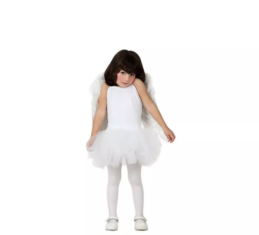 Translation missing: pt-PT.Disfraz de Bailarina Blanco para Niña