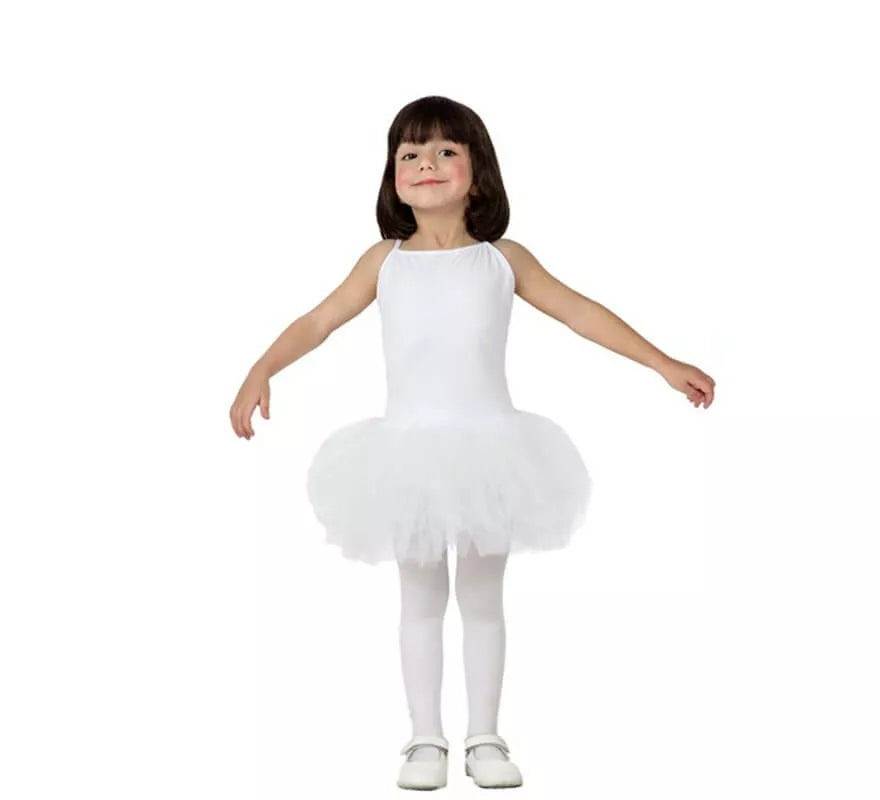 Translation missing: pt-PT.Disfraz de Bailarina Blanco para Niña