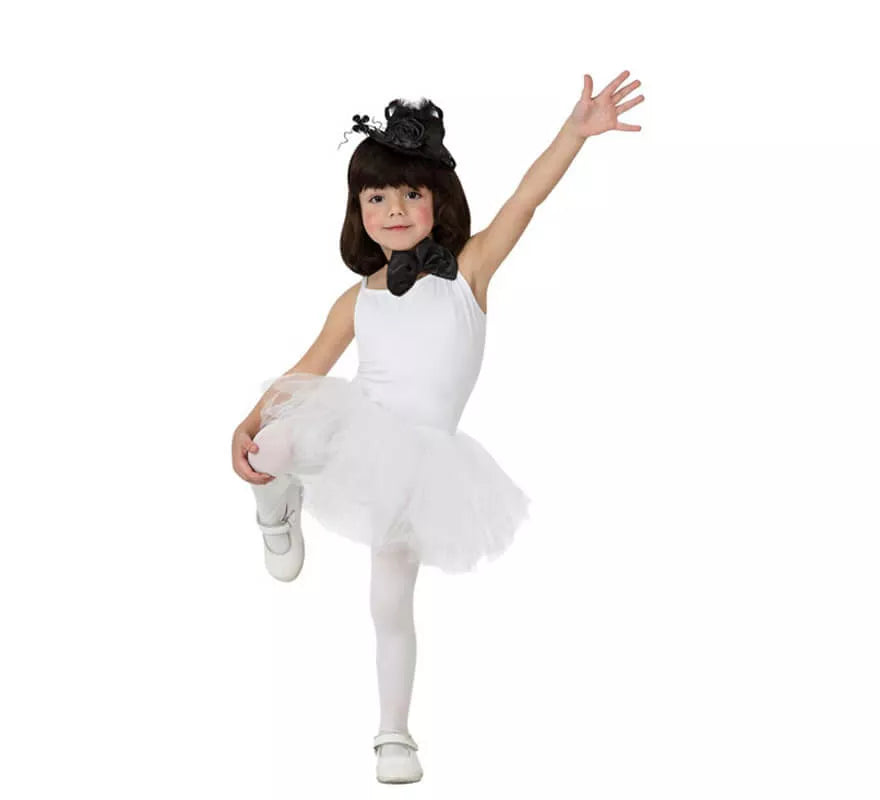 Translation missing: pt-PT.Disfraz de Bailarina Blanco para Niña