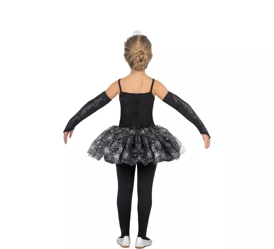 Translation missing: pt-PT.Disfraz de Bailarina Esqueleto con tiara para niña