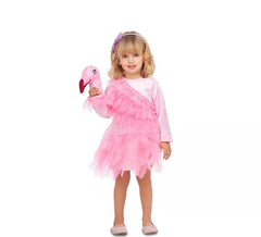 Fato de flamingo bailarina para menina e bebê