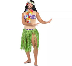 Fato de dançarino havaiano aloha para homem