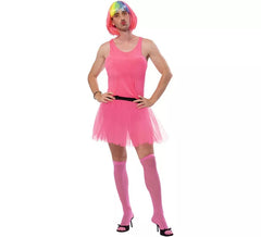 Fato de bailarina rosa para homem