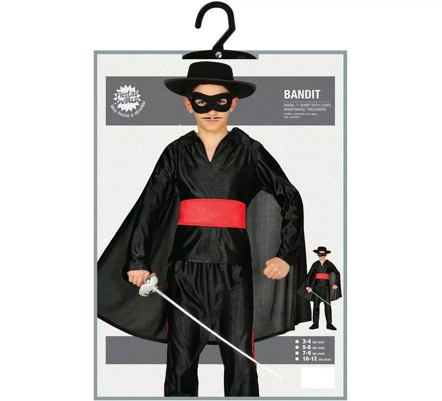 Translation missing: pt-PT.Disfraz de Bandido Enmascarado para niño