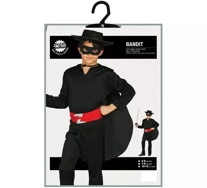 Translation missing: pt-PT.Disfraz de Bandido Enmascarado para niño