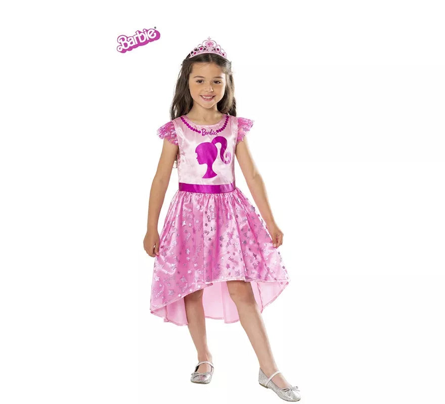 Translation missing: pt-PT.Disfraz de Barbie Princesa con Tiara para niña