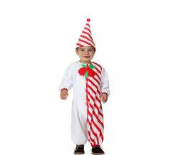 Fato de bastão de doces para bebês