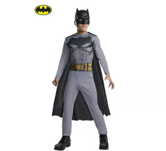 Fato de Batman Justice League Opp cinza com máscara para criança