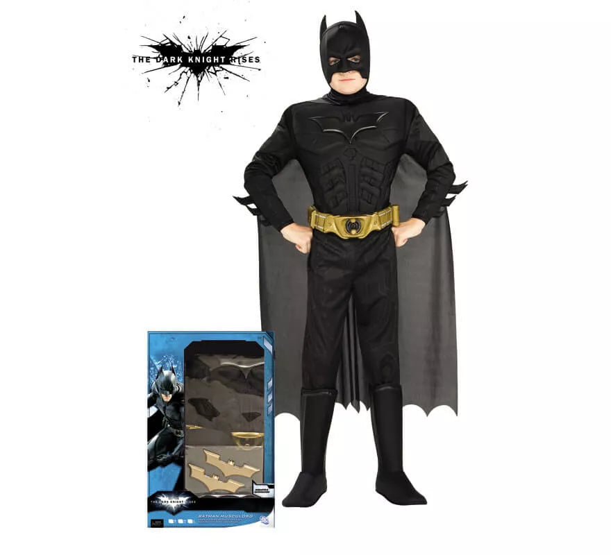 Translation missing: pt-PT.Disfraz de Batman TDK musculoso de niño