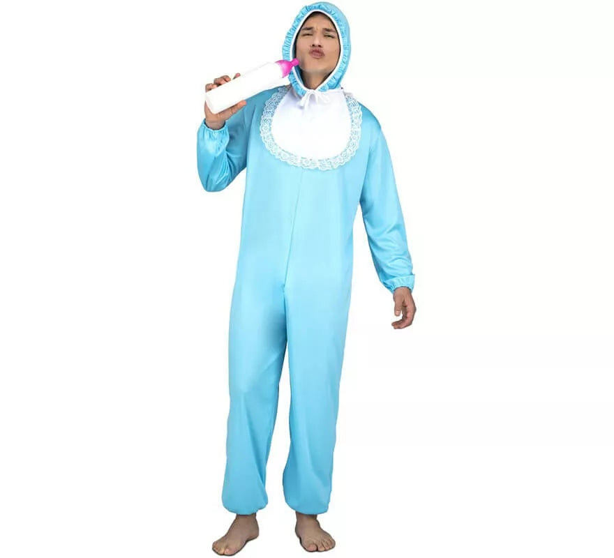 Translation missing: pt-PT.Disfraz de Bebé Azul para hombre